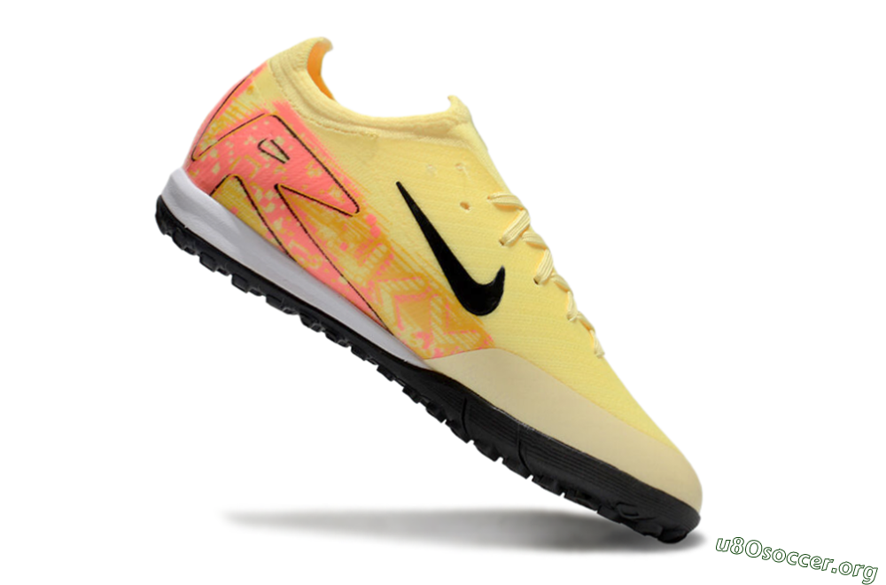 Nike Air Zoom Mercurial Vapor 16 Elite TF Football Shoes - Yellow/Black/Red 4