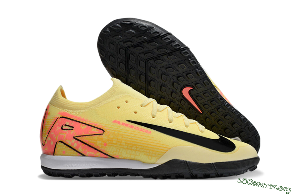 Nike Air Zoom Mercurial Vapor 16 Elite TF Football Shoes - Yellow/Black/Red 2