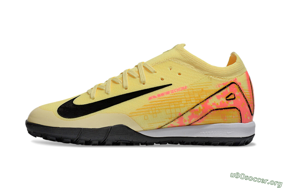 Nike Air Zoom Mercurial Vapor 16 Elite TF Football Shoes - Yellow/Black/Red 3