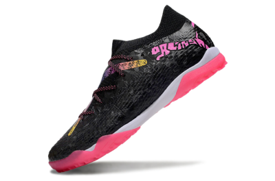 Powercat Tokyo Match x Puma Future Ultimate TF Football Shoes - Black/Pink/Yellow