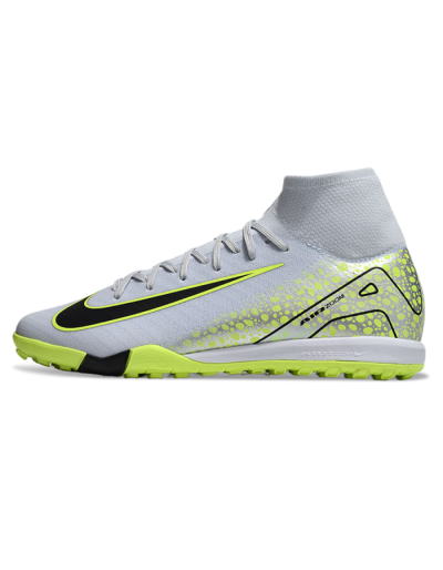 Nike Air Zoom Mercurial Superfly 10 Elite TF Football Shoes - Grey/Yellow/Black