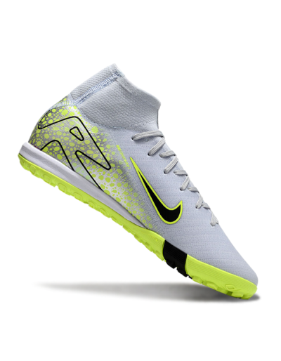 Nike Air Zoom Mercurial Superfly 10 Elite TF Football Shoes - Grey/Yellow/Black