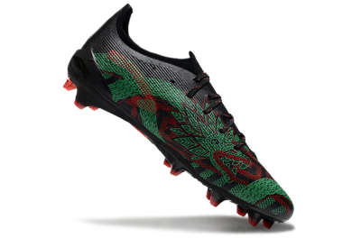 Puma Ultra Ultimate FG Football Boots - Black/Red/Green