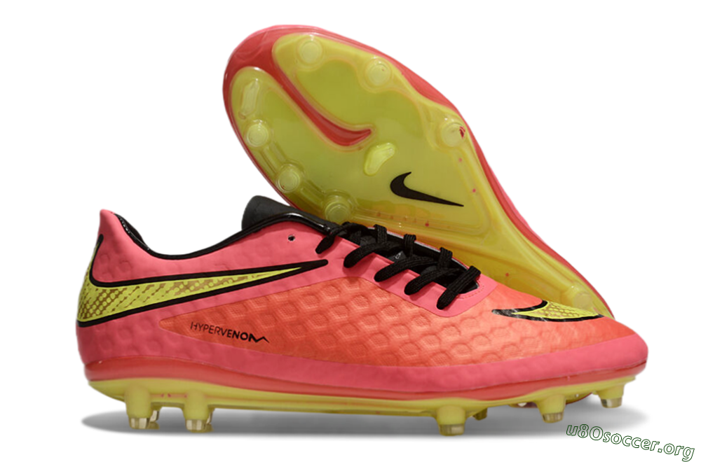 Nike Hypervenom Phantom FG Football Boots - Red/Yellow/Black 2