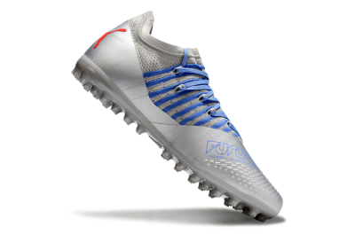 Puma Future Ultimate MG Football Boots - Silver/Blue/Red