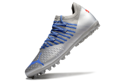 Puma Future Ultimate MG Football Boots - Silver/Blue/Red