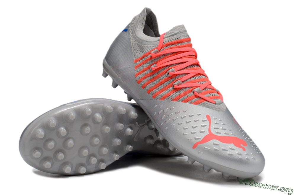 Puma Future Ultimate MG Football Boots - Silver/Blue/Red 0