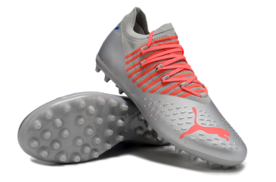 Puma Future Ultimate MG Football Boots - Silver/Blue/Red