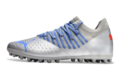 Puma Future Ultimate MG Football Boots - Silver/Blue/Red