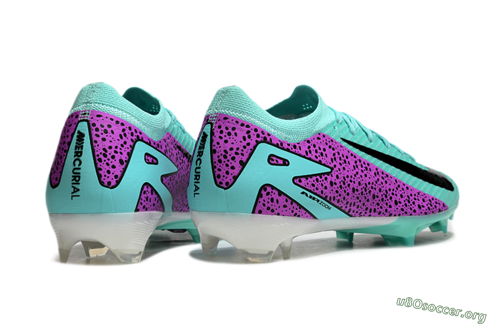 Nike Air Zoom Mercurial Vapor 16 Elite FG Football Boots - Jade/Black/Purple 6