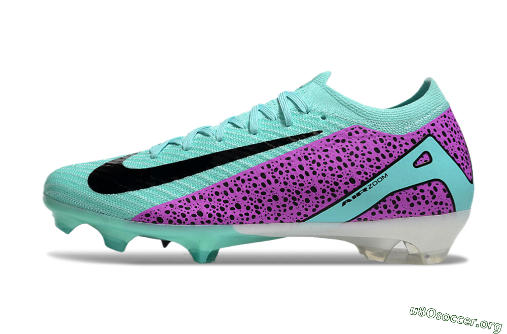Nike Air Zoom Mercurial Vapor 16 Elite FG Football Boots - Jade/Black/Purple 3