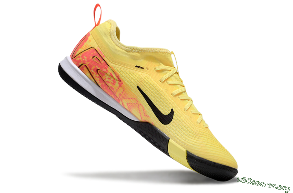 Nike Air Zoom Mercurial Vapor 16 Pro IC Football Shoes - Yellow/Black/Red 4