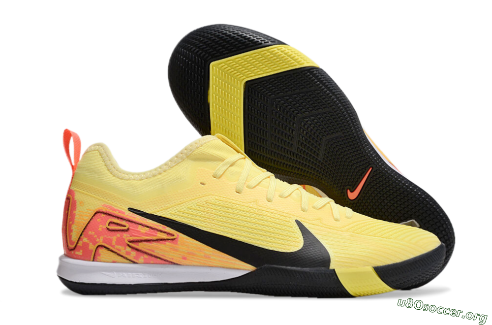 Nike Air Zoom Mercurial Vapor 16 Pro IC Football Shoes - Yellow/Black/Red 2