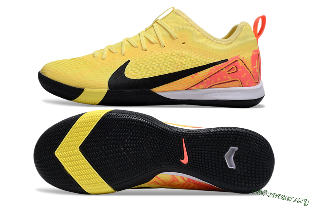 Nike Air Zoom Mercurial Vapor 16 Pro IC Football Shoes - Yellow/Black/Red 1