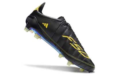 Adidas F50 Adizero Elite FG Football Boots - Black/Yellow/Gold