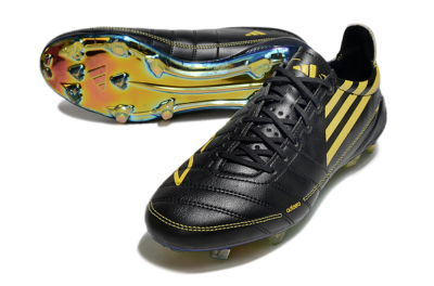 Adidas F50 Adizero Elite FG Football Boots - Black/Yellow/Gold