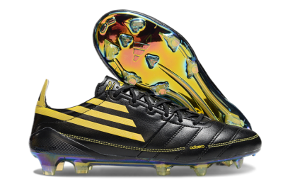 Adidas F50 Adizero Elite FG Football Boots - Black/Yellow/Gold