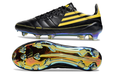 Adidas F50 Adizero Elite FG Football Boots - Black/Yellow/Gold