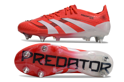 Adidas Predator 25 Elite SG Football Boots - Red/White/Black