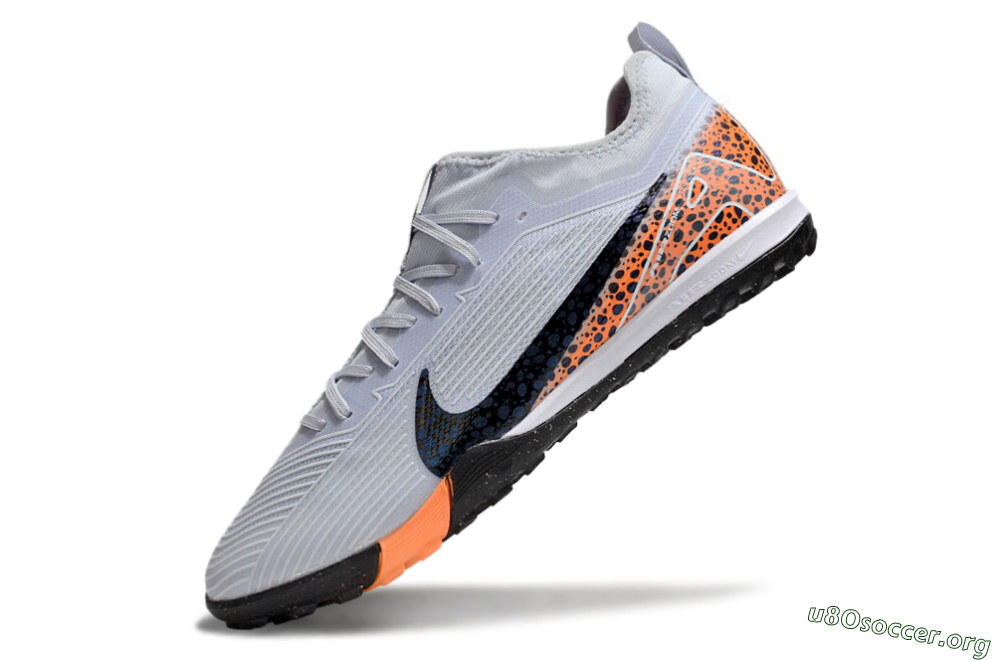 Nike Air Zoom Mercurial Vapor 16 Pro TF Football Shoes - Grey/Black/Leopard 5