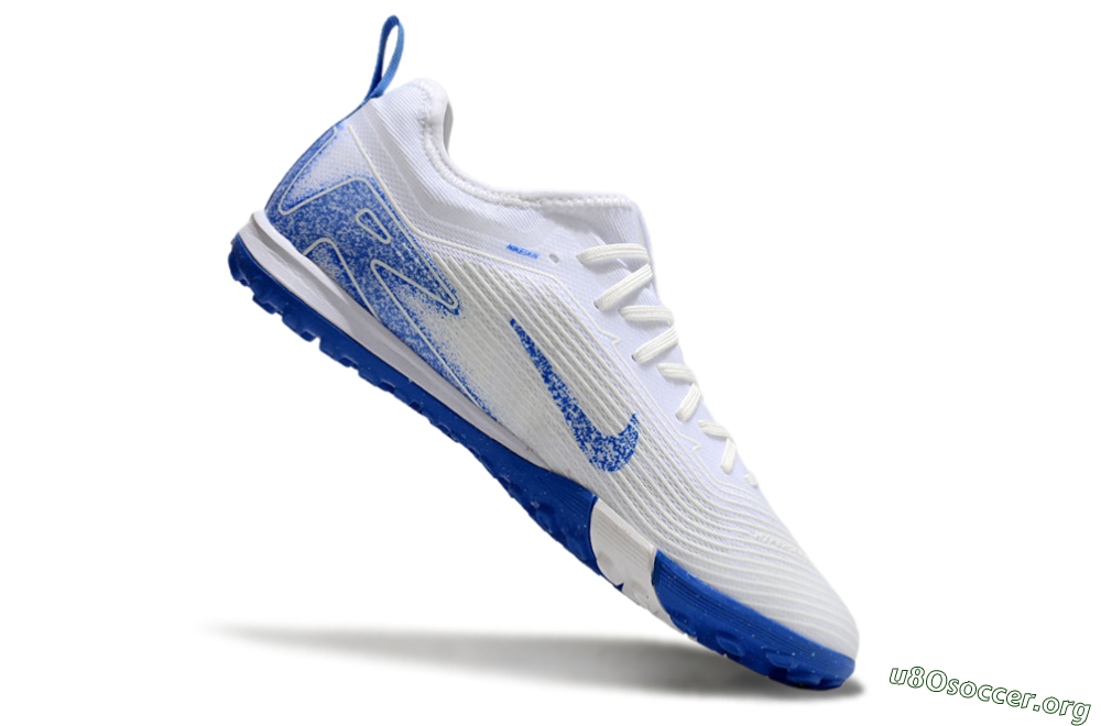 Nike Air Zoom Mercurial Vapor 16 Pro TF Football Shoes - White/Blue 4