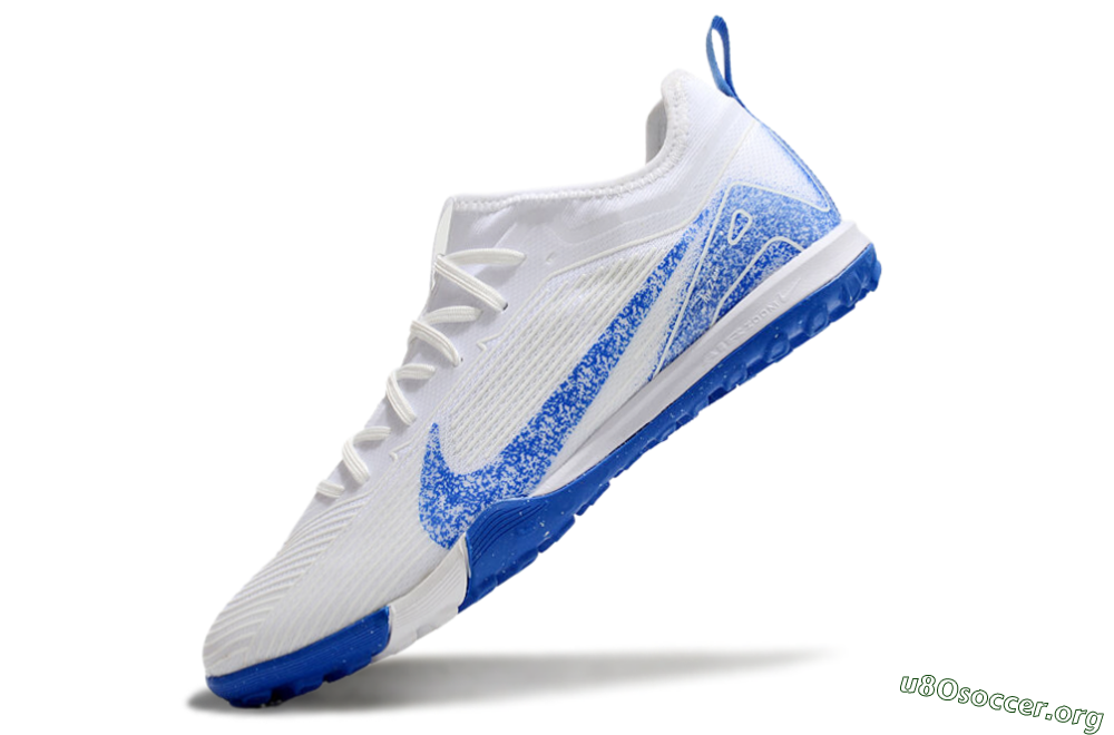 Nike Air Zoom Mercurial Vapor 16 Pro TF Football Shoes - White/Blue 5