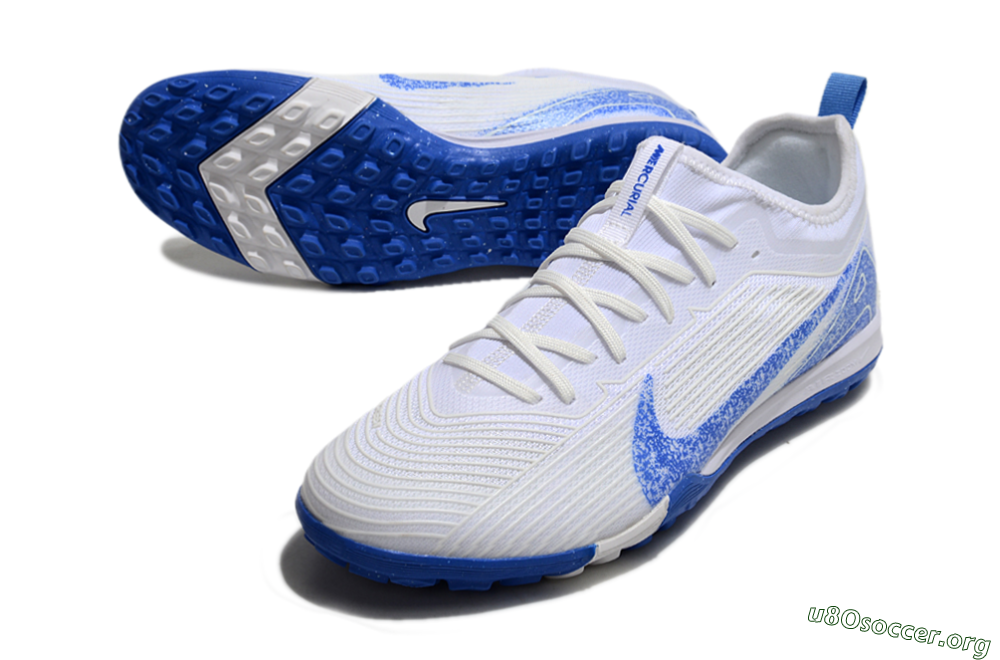 Nike Air Zoom Mercurial Vapor 16 Pro TF Football Shoes - White/Blue 0