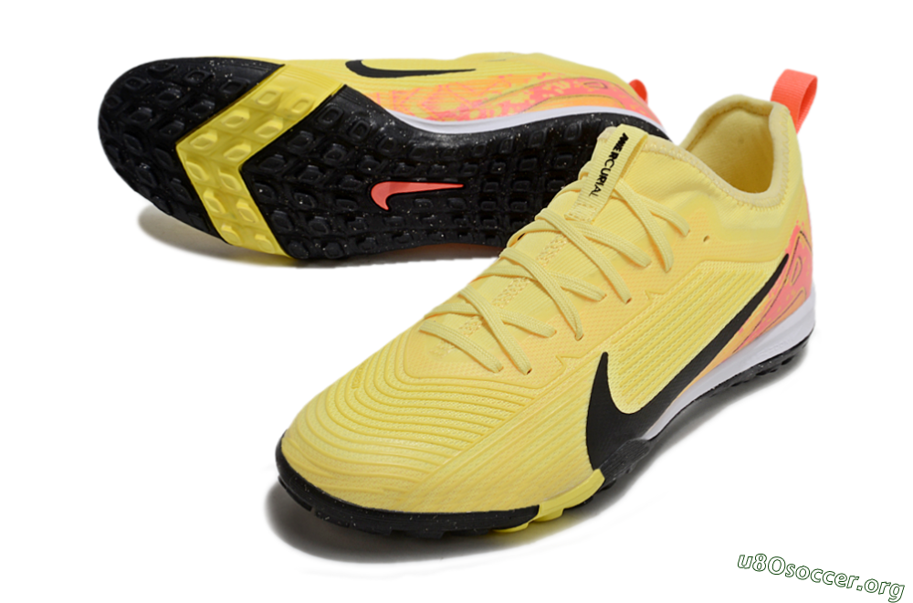 Nike Air Zoom Mercurial Vapor 16 Pro TF Football Shoes - Yellow/Black/Red 0