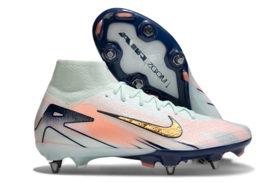 Nike Air Zoom Mercurial Superfly 10 Elite SG Football Boots - Jade/Gold/Red