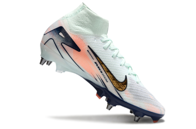 Nike Air Zoom Mercurial Superfly 10 Elite SG Football Boots - Jade/Gold/Red