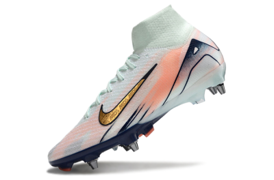 Nike Air Zoom Mercurial Superfly 10 Elite SG Football Boots - Jade/Gold/Red