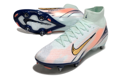 Nike Air Zoom Mercurial Superfly 10 Elite SG Football Boots - Jade/Gold/Red