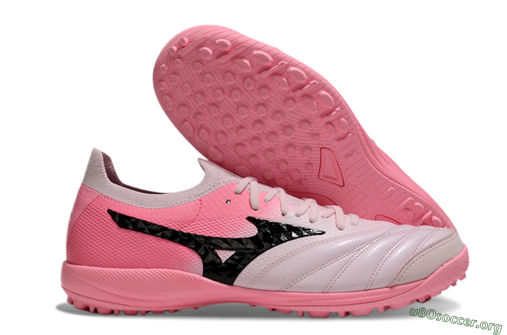 Mizuno Morelia Neo Sala M8 TF Football Shoes - Pink/Black 2