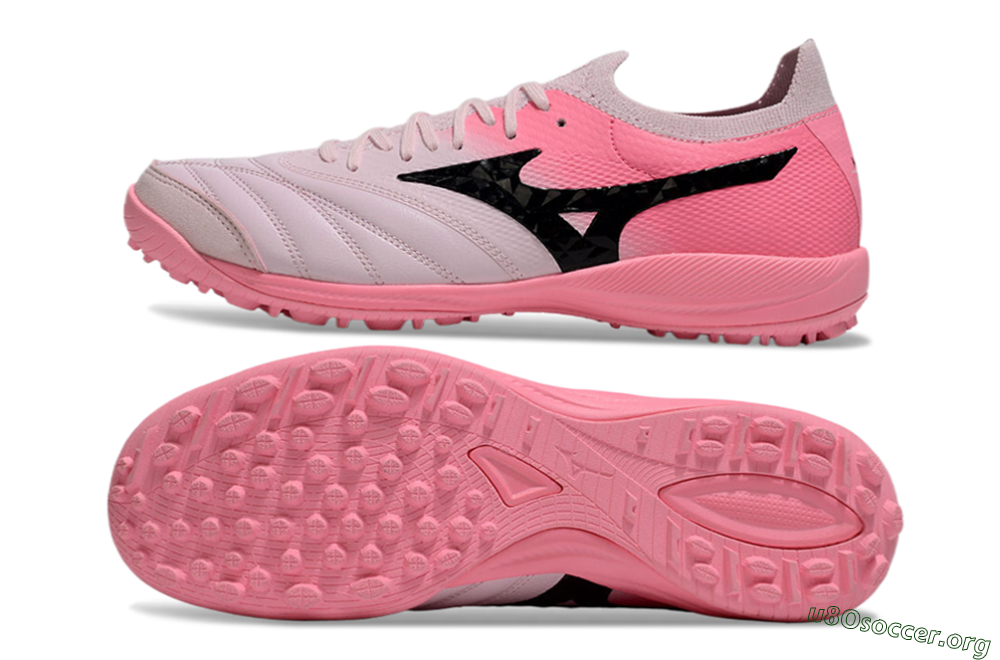Mizuno Morelia Neo Sala M8 TF Football Shoes - Pink/Black 1