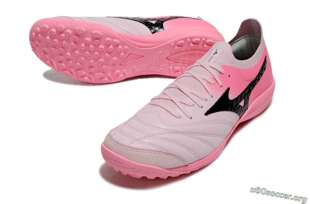 Mizuno Morelia Neo Sala M8 TF Football Shoes - Pink/Black 0