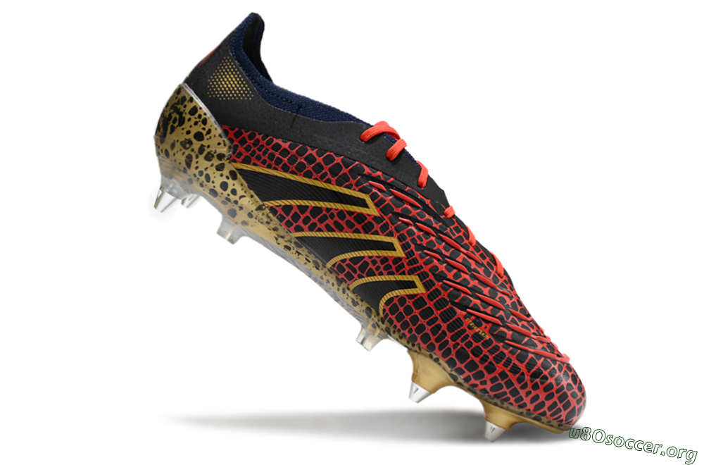 Adidas Predator Elite 25 SG Football Boots - Black/Red/Gold 4