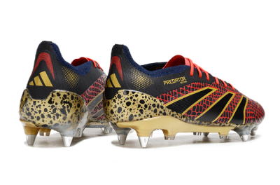 Adidas Predator Elite 25 SG Football Boots - Black/Red/Gold