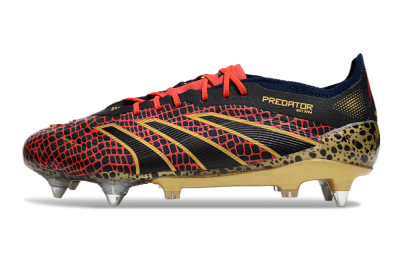 Adidas Predator Elite 25 SG Football Boots - Black/Red/Gold