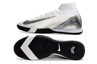 Nike Air Zoom Mercurial Superfly 10 Elite IC Football Shoes - Beige/Black/White