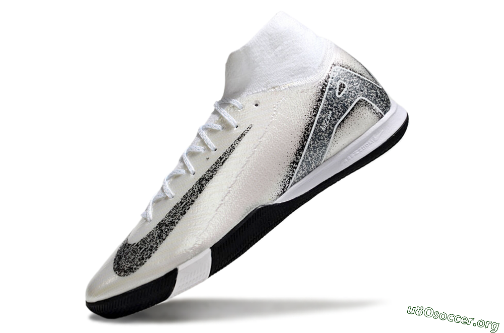 Nike Air Zoom Mercurial Superfly 10 Elite IC Football Shoes - Beige/Black/White 5