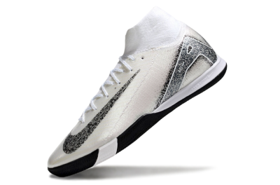 Nike Air Zoom Mercurial Superfly 10 Elite IC Football Shoes - Beige/Black/White