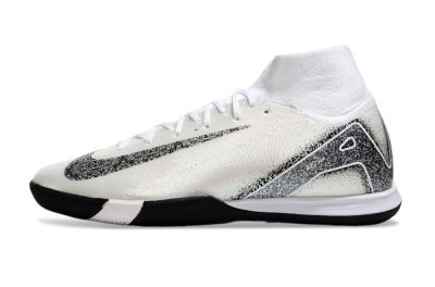 Nike Air Zoom Mercurial Superfly 10 Elite IC Football Shoes - Beige/Black/White