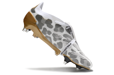Adidas Predator Elite Foldover Tongue SG Football Boots - White/Black/Gold