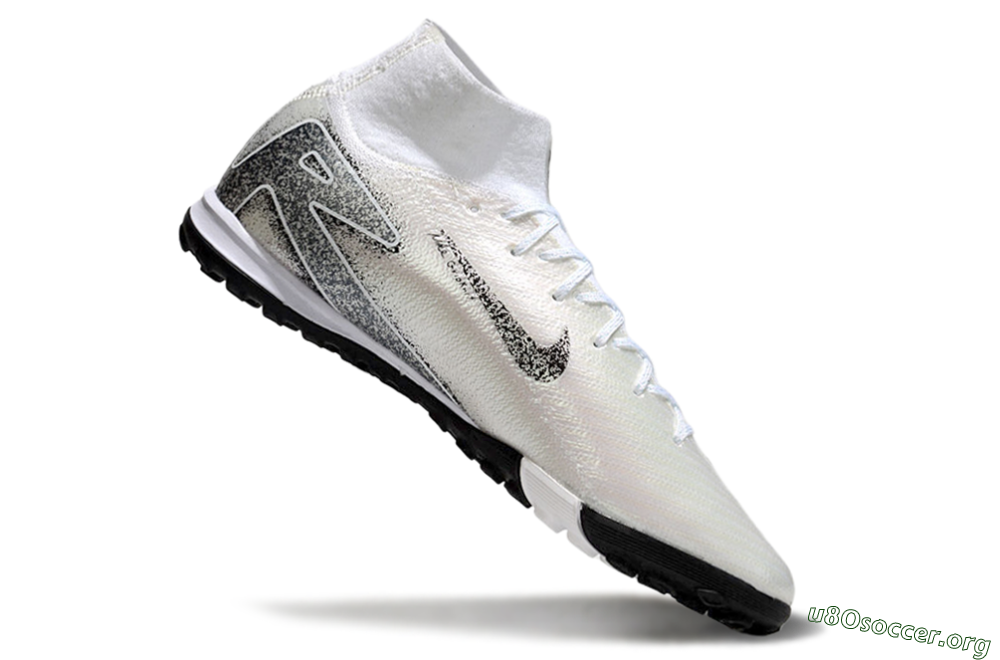Nike Air Zoom Mercurial Superfly 10 Elite TF Football Shoes - Beige/Black/White 4