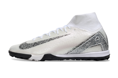 Nike Air Zoom Mercurial Superfly 10 Elite TF Football Shoes - Beige/Black/White