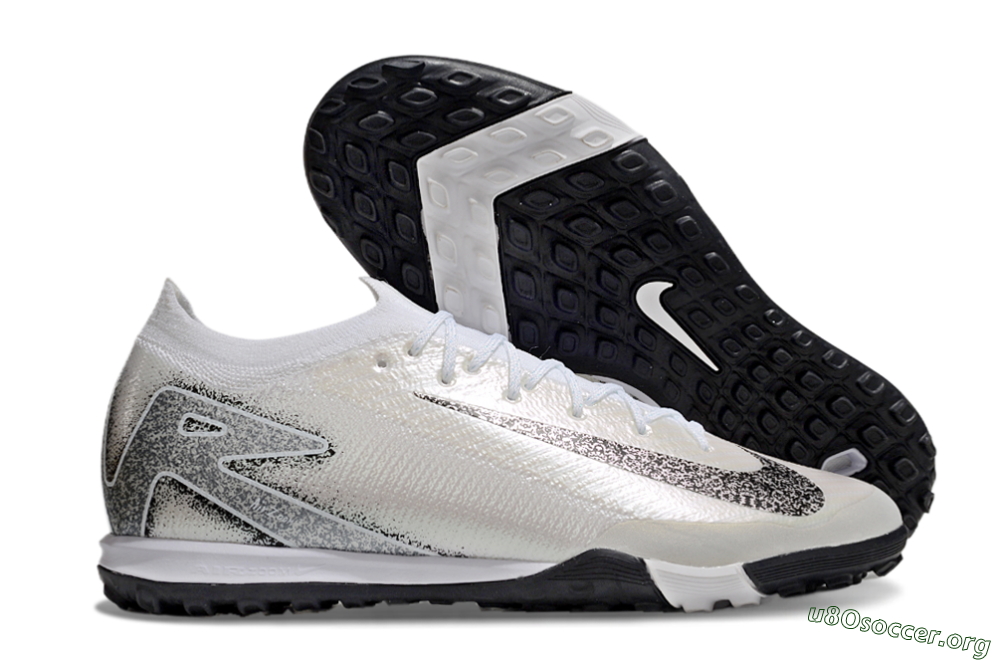 Nike Air Zoom Mercurial Vapor 16 Elite TF Football Shoes - Beige/Black/White 2