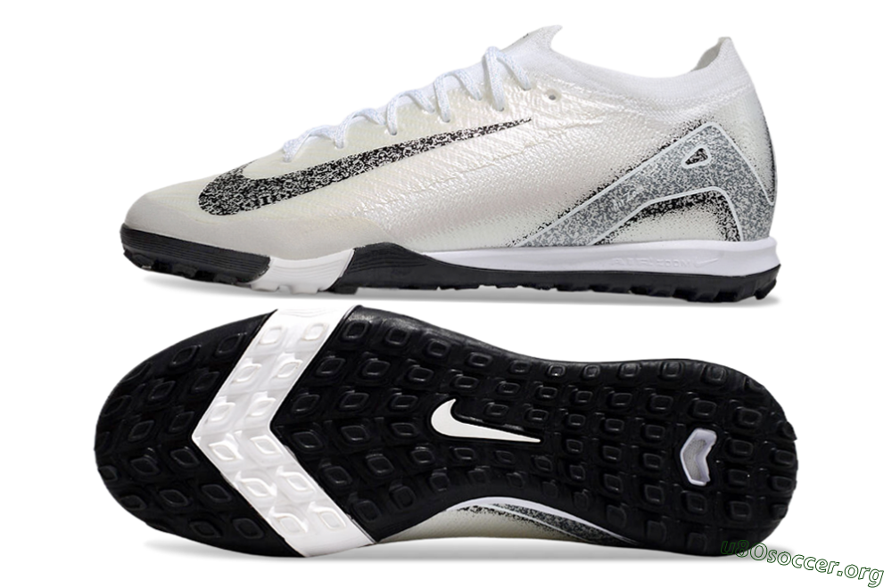 Nike Air Zoom Mercurial Vapor 16 Elite TF Football Shoes - Beige/Black/White 1