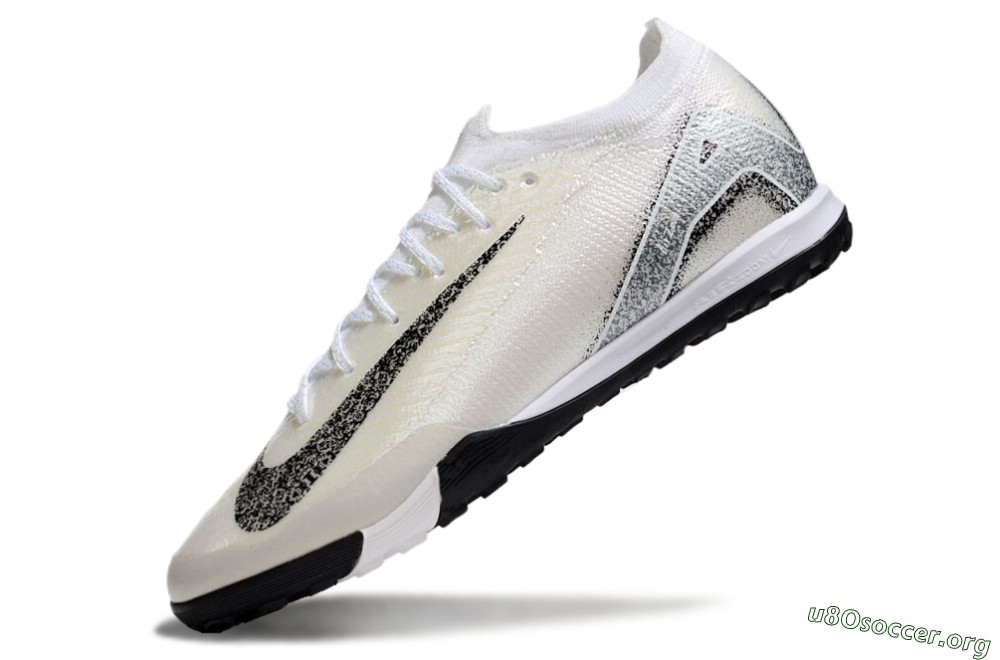 Nike Air Zoom Mercurial Vapor 16 Elite TF Football Shoes - Beige/Black/White 5
