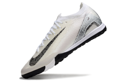Nike Air Zoom Mercurial Vapor 16 Elite TF Football Shoes - Beige/Black/White
