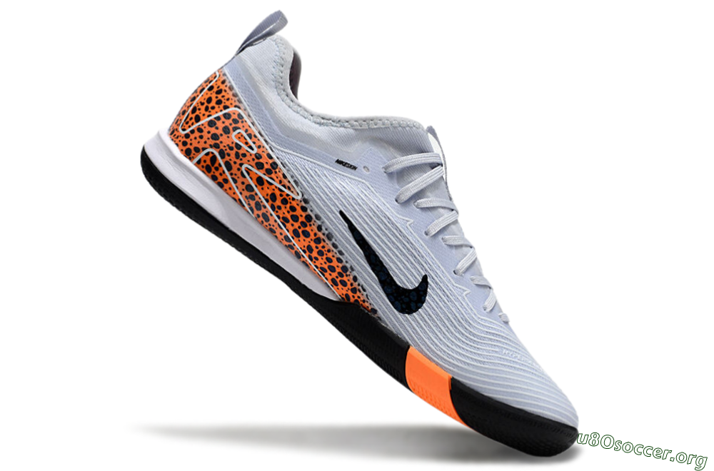 Nike Air Zoom Mercurial Vapor 16 Pro IC Football Shoes - Grey/Black/Leopard 4